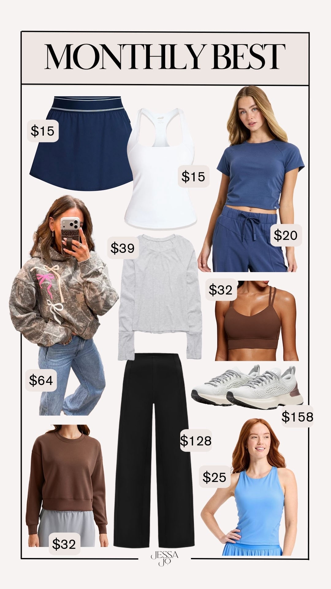 Monthly best sellers. February best sellers. February top sellers. Walmart fashion. Walmart activewear. Walmart alo inspired active skort. Walmart crz yoga. Aerie basic top. Camo bow hoodie. Target new arrivals. Target fashion. Target activewear. Lululemon active sneakers. Lululemon wide leg pants. Favorite athleisure  

#LTKActive #LTKootd #LTKSeasonal