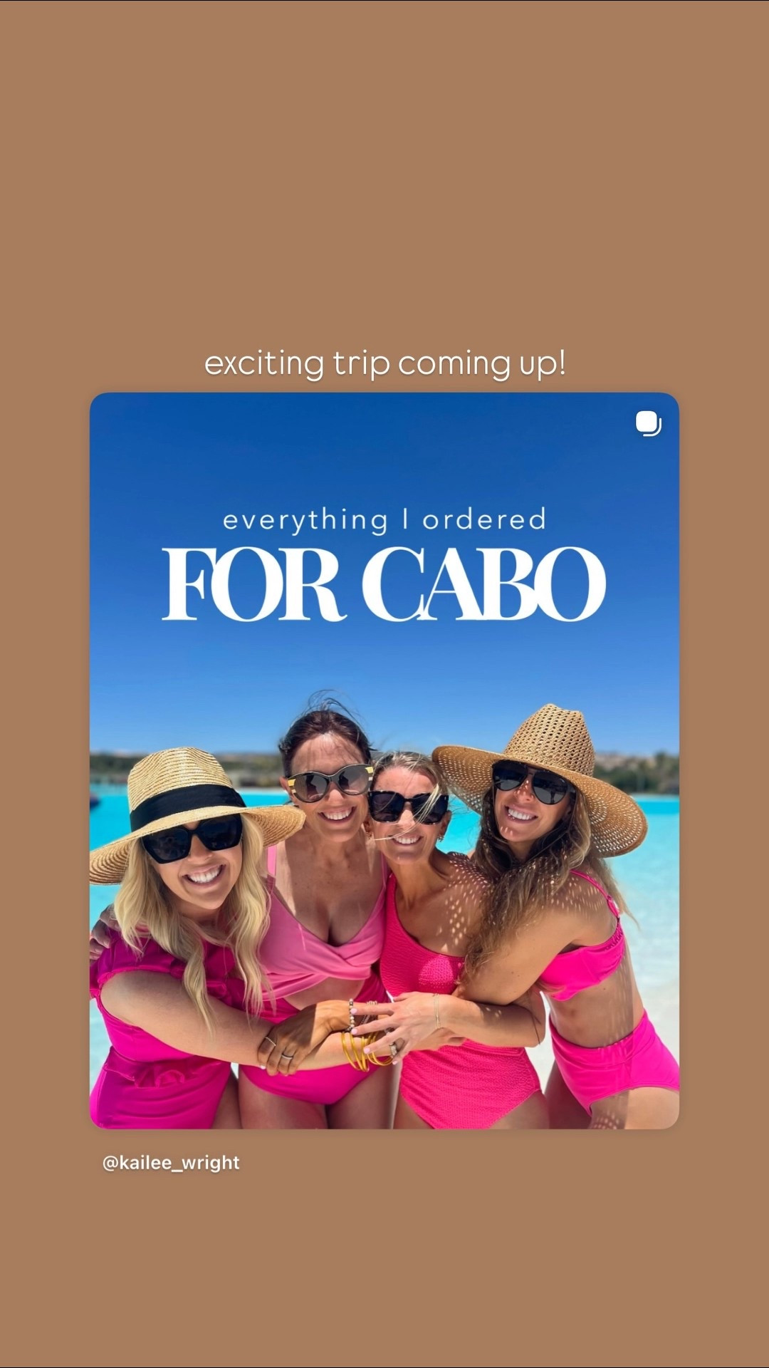 exciting trip coming up!