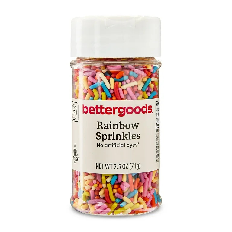 bettergoods Rainbow Sprinkles, 2.5 oz | Walmart (US)