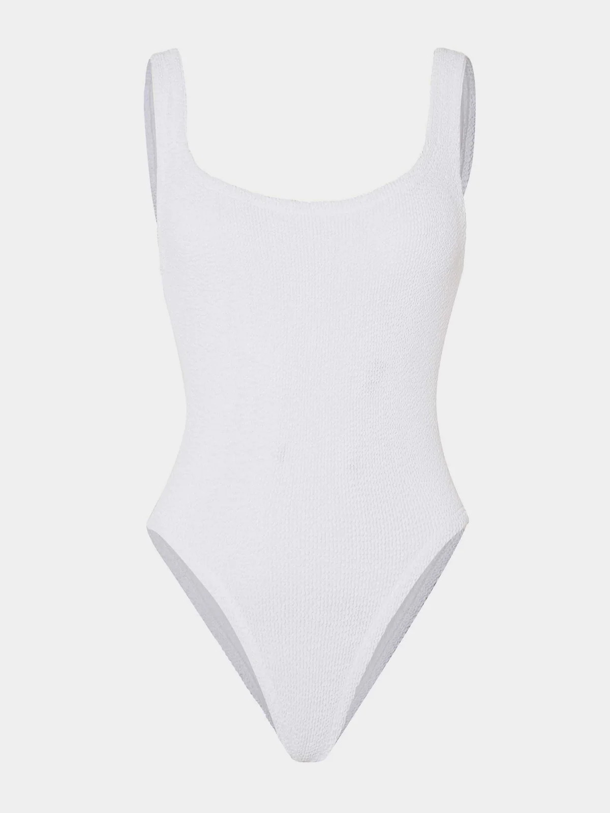 Square Neck Swim - White | HUNZA G