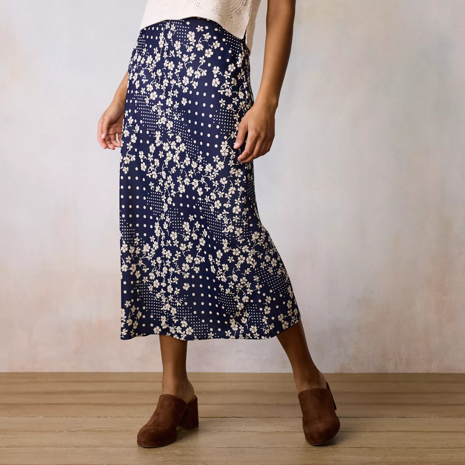 Women's LC Lauren Conrad Midi Slip Skirt | Kohl's