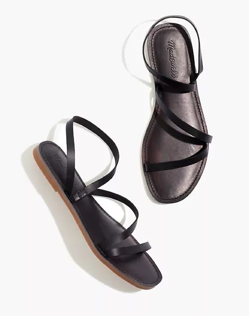 The Boardwalk Anklet-Strap Sandal in Leather | Madewell