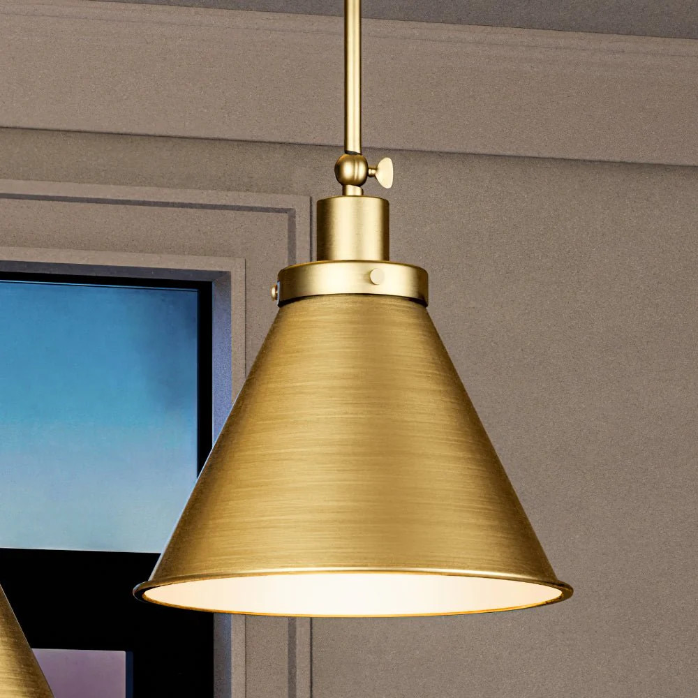 UHP4006 Traditional Pendant 12.75''H x 12.25''W, Olde Brass Finish, Pawtucket Collection | Urban Ambiance, Inc.