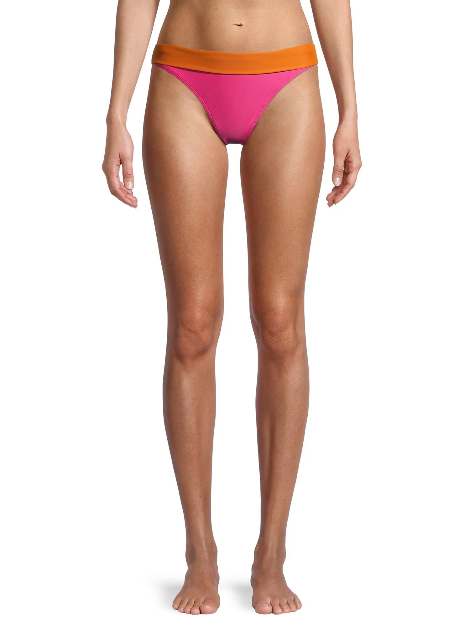 Nicole Miller Women's Color Block Bikini Bottom Swimsuit | Walmart (US)