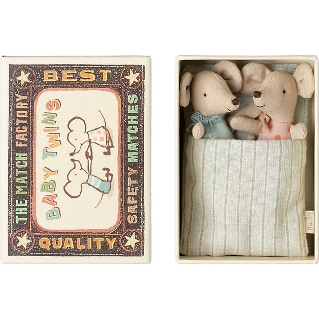 Twins, Baby mice in matchbox - Kids Toys | Maileg from Maisonette | Maisonette
