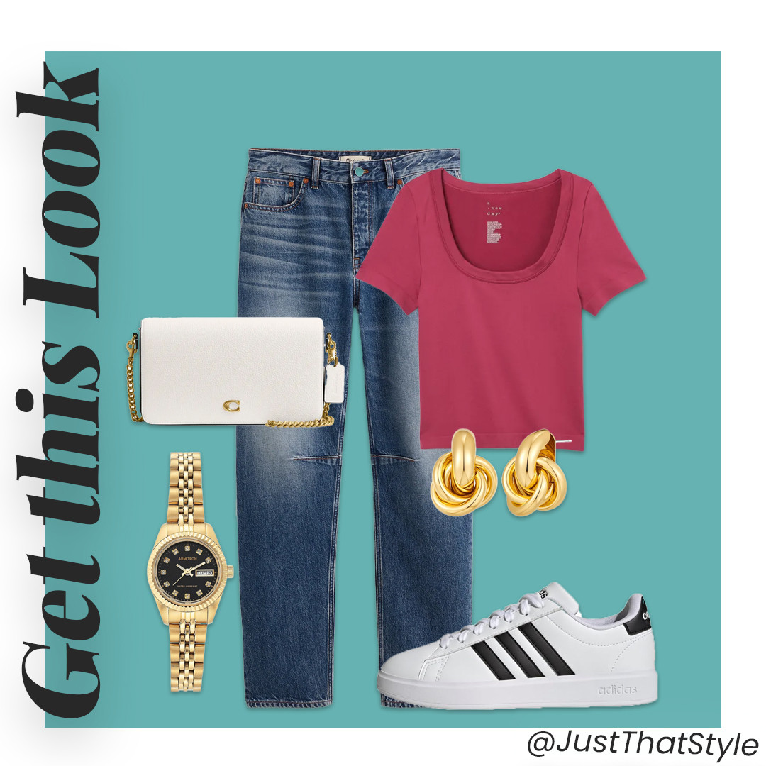 Classic meets casual ✨👟 This everyday outfit is perfect for running errands or brunch with the girls! Shop the full look now on my LTK 🤍 #LTKfashion #GetTheLook #OOTD

#LTKStyleTip #LTKSaleAlert #LTKWatchNow