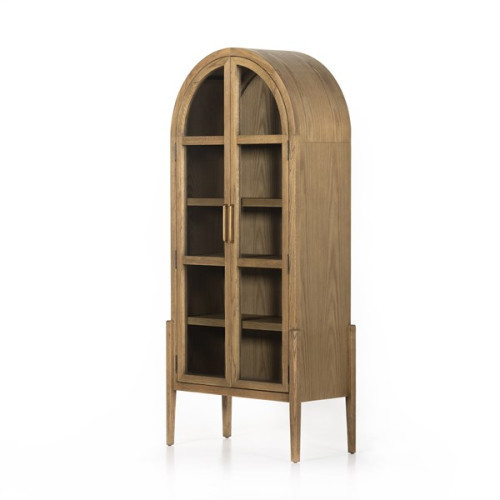 Four Hands Tolle Cabinet Drifted Oak Solid | Gracious Style