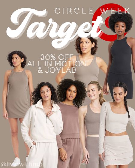 30% off All in Motion & JoyLab activewear for Target Circle week!

#LTKsalealert #LTKfitness #LTKxTarget