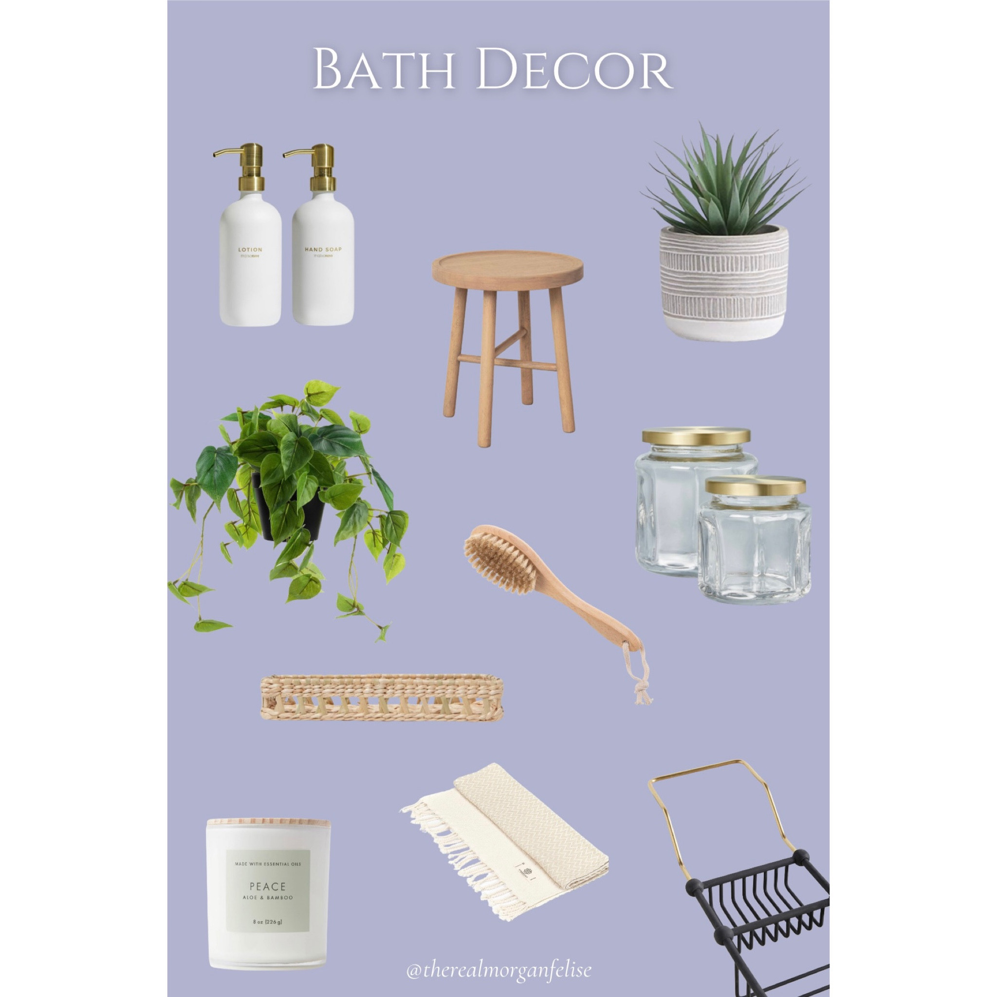 Another successful week of decorating with mostly Amazon and Target finds! 😍 Getting the designer look for less seems to be the theme here. 😌🤌🏼 I will admit- I splurged on the bath caddy because it was absolutely perfect for our black soaking tub! 🛁 Life is short, right? 😉 Everything's linked! 🫶🏼

#LTKfindsunder50 #LTKfindsunder100 #LTKhome