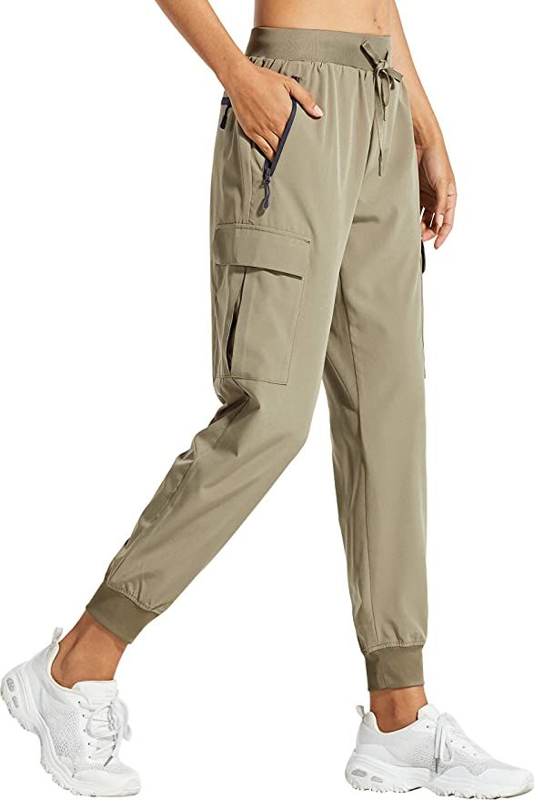 Libin Women's Cargo Joggers Lightweight Quick Dry Hiking Pants Athletic Workout Lounge Casual Out... | Amazon (US)