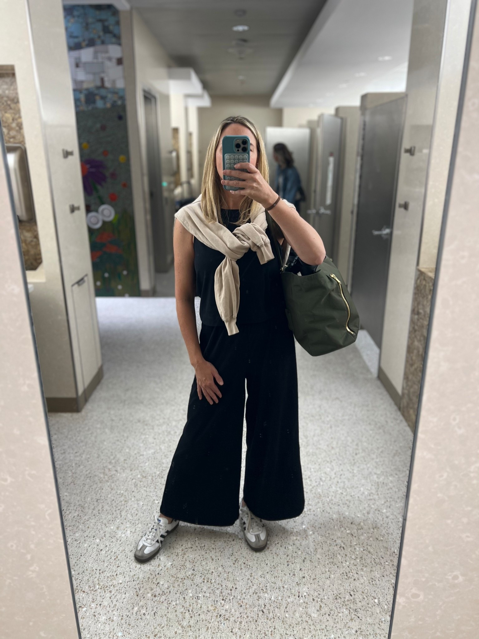 Travel outfit to Rome🇮🇹

This Z Supply set is SO comfy and great for travel. The pants have an elastic waist and are wide leg so zero constriction. Laura liked the matching tank as it hits at the right spot and you can then layer over if it’s chilly. Also linking this bra as it’s so comfy- no underwire but has adjustable straps. It’s the best! 

Sizing: set is tts. Laura wearing a small in top and bottom. She is 5’5”.

Exact color carryon not available anymore. Same bag linked in a different color! It’s fab. 

#LTKOver40 #LTKStyleTip #LTKTravel