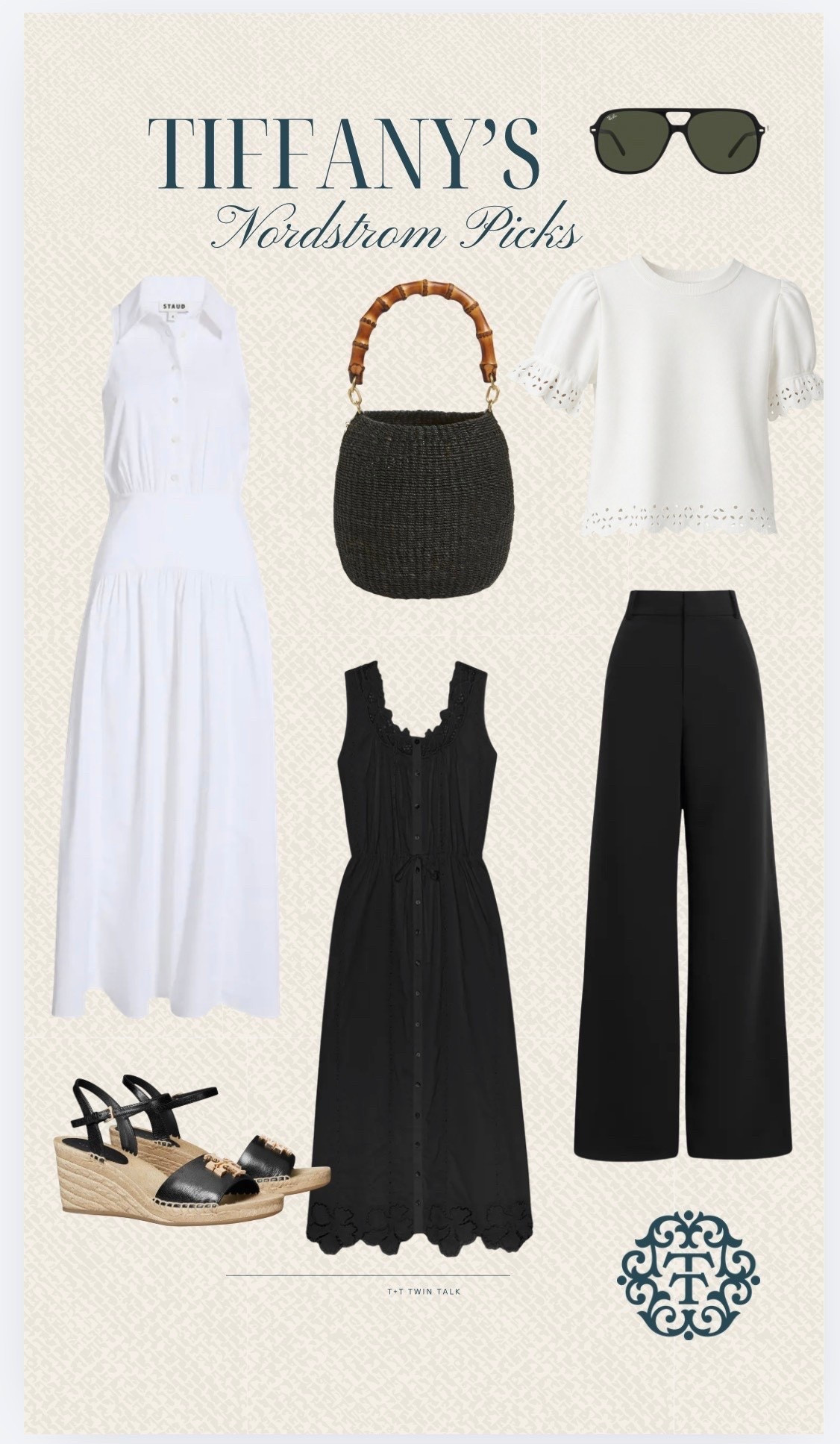 Black and white chic summer look  is always in style! Makes it easy to mix and match for your next summer trip! s

#LTKMothersDay #LTKSeasonal #LTKTravel