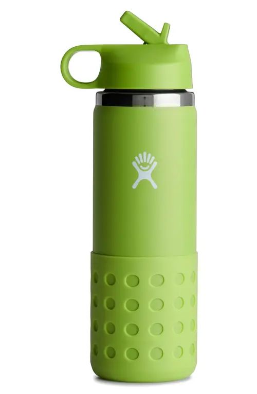 Hydro Flask Kids' 20-Ounce Wide Mouth Bottle with Straw Lid in Seagrass at Nordstrom, Size 20 Oz | Nordstrom