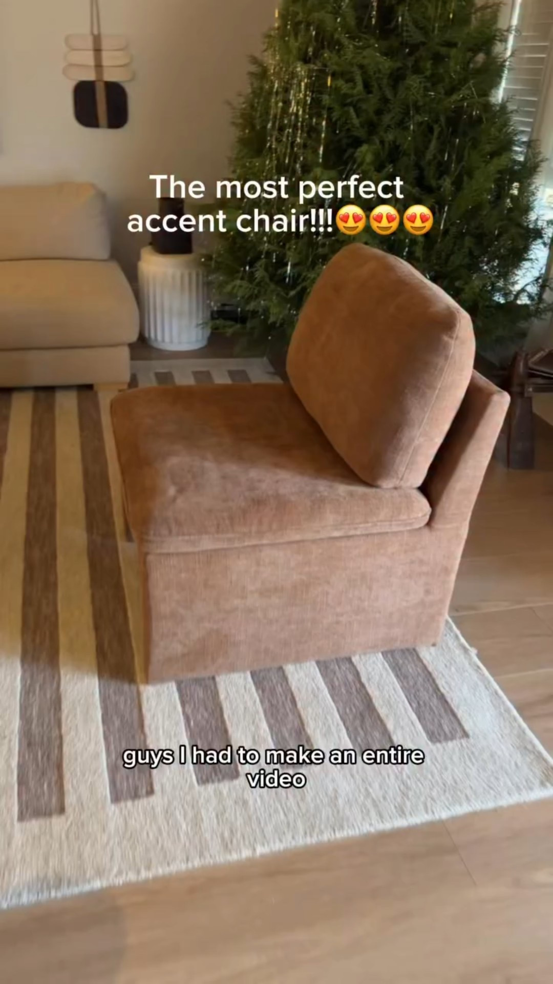 !😍 Follow + Comment “CHAIR” for links to this new GORGEOUS char from the collection!!!!🤎😍 the most perfect, wide and COMFY accent chair! The prettiest fabric! I love everything about this char!!🤎 Also comes in an ottoman version! #accentchairs #studiomcgee #targethomedecor