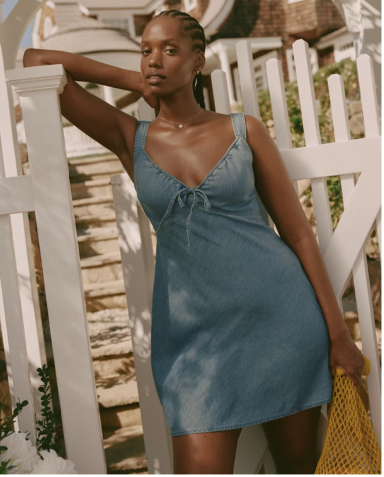 Looking for a simple, effortless outfit? A chambray mini dress is the perfect go-to for casual days, errands, or brunch. Cute, comfortable, and easy to wear.

#CasualOutfit #SummerStyle #MiniDress #OutfitIdeas #FashionInspo #EverydayStyle 

 #LTKdayinmylife #LTKgrwm #LTKootd