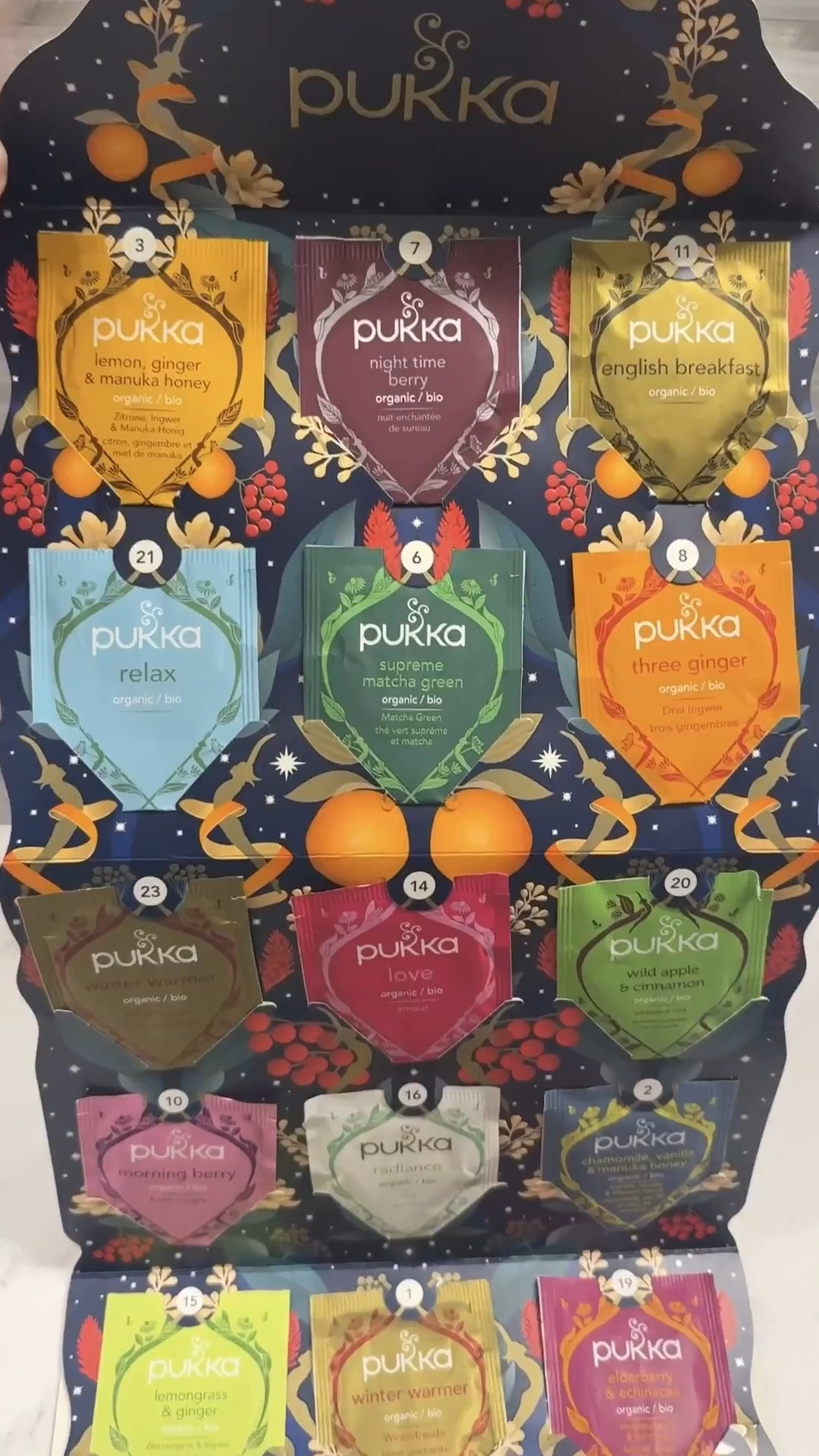 Pukka Organic Tea Advent Calendar 2024 – 24 Days of Cozy Black & Green Teas

Count down to Christmas with Pukka’s 2024 Organic Tea Advent Calendar! Featuring a delightful selection of 24 black, green, and herbal teas, this calendar is perfect for tea lovers looking to enjoy a calming moment each day of the holiday season. Crafted with organic ingredients, it’s the ideal gift or treat for anyone who loves wellness and cozy vibes.

Sip your way through the holidays with a new tea each day. Pair with a cozy blanket and your favorite book for ultimate relaxation. Perfect for gifting or self-care.


Pukka tea advent calendar, organic tea gifts, 2024 tea advent calendar, herbal tea gift sets, Christmas tea countdown, wellness gifts, black tea advent calendar

#LTKHoliday #LTKCyberWeek #LTKSaleAlert