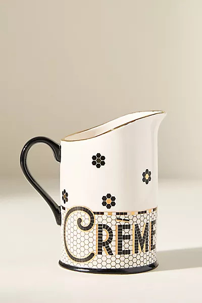 Bistro Tile De La Creme Creamer | Anthropologie (US)