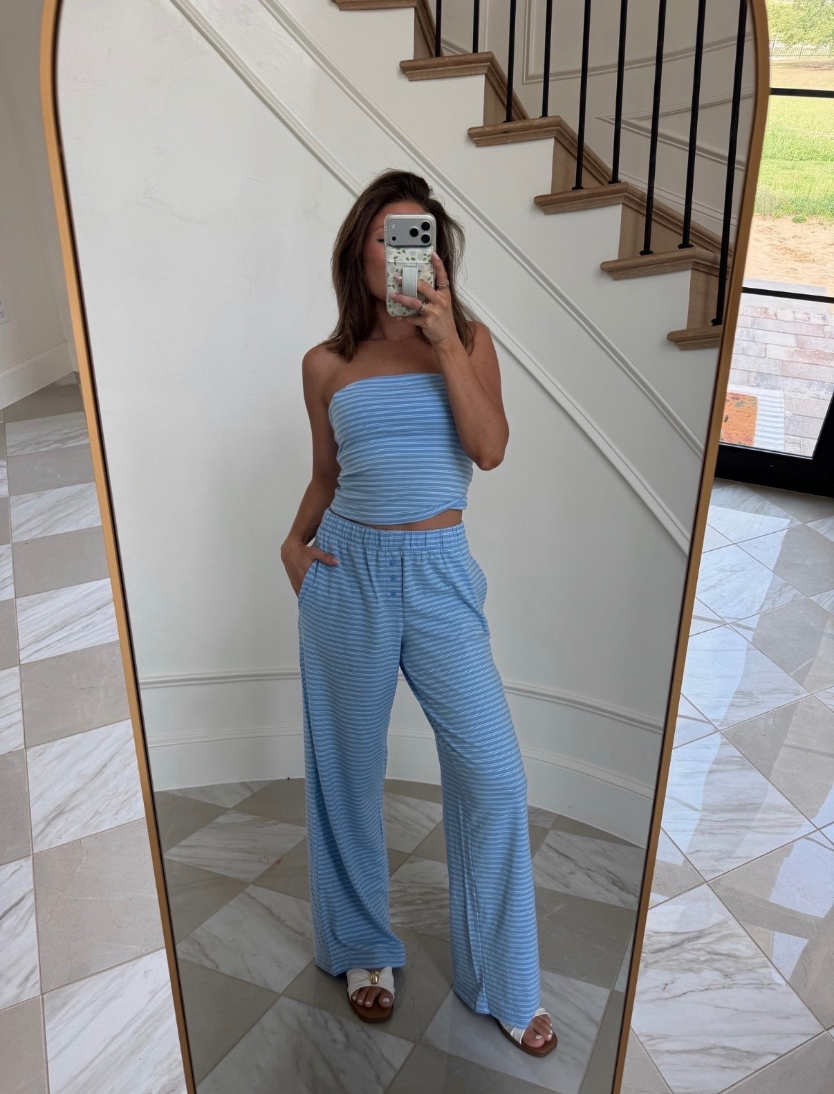 The coziest matching set that’s almost giving fp without the price tag  and it’s a pj set your kidding?!?! 

Pajamas, matching set, Walmart finds, cozy set