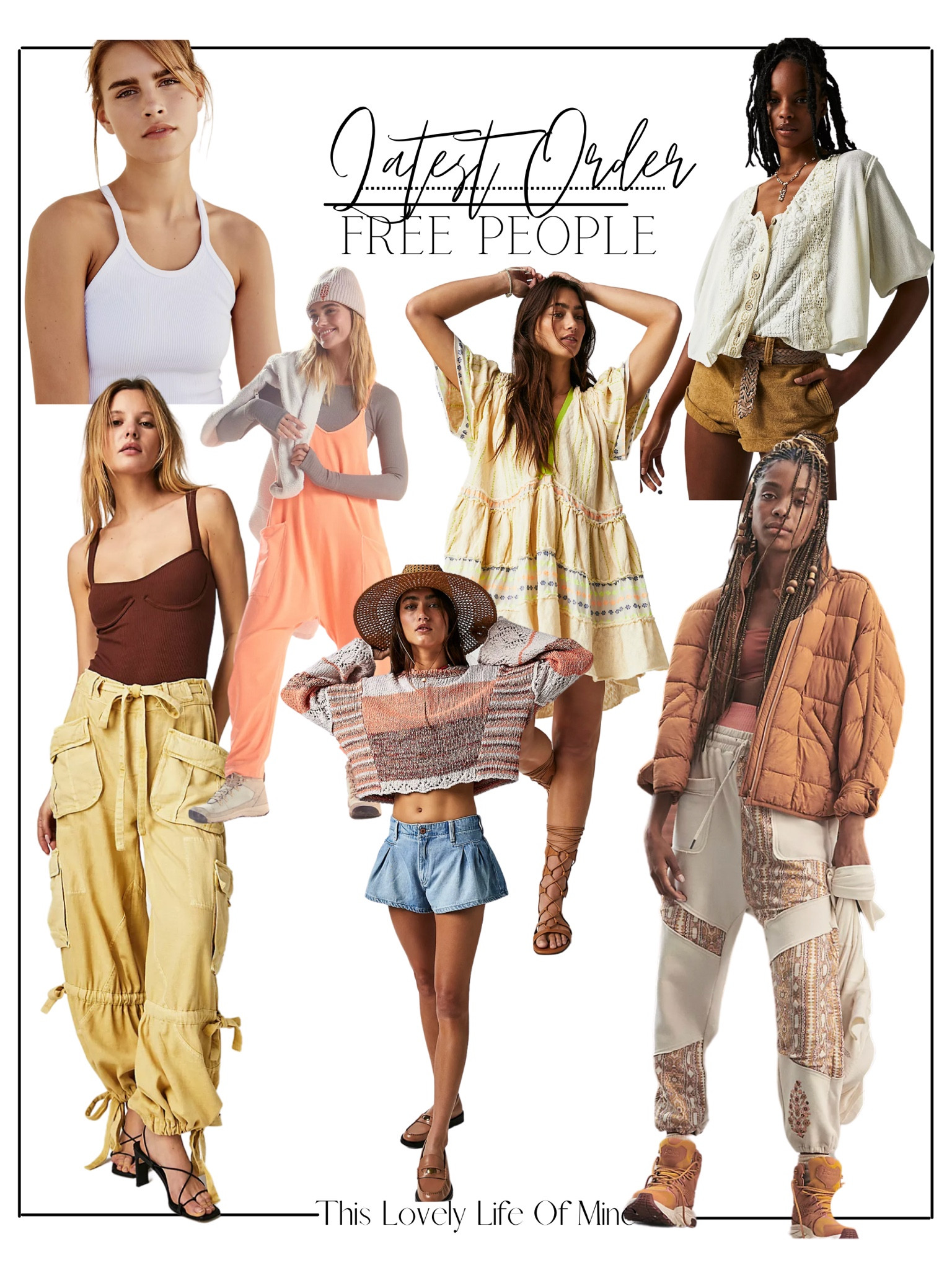 Latest free people order, resort, hot shot inside, parachute pants 

#LTKunder100 #LTKstyletip #LTKtravel