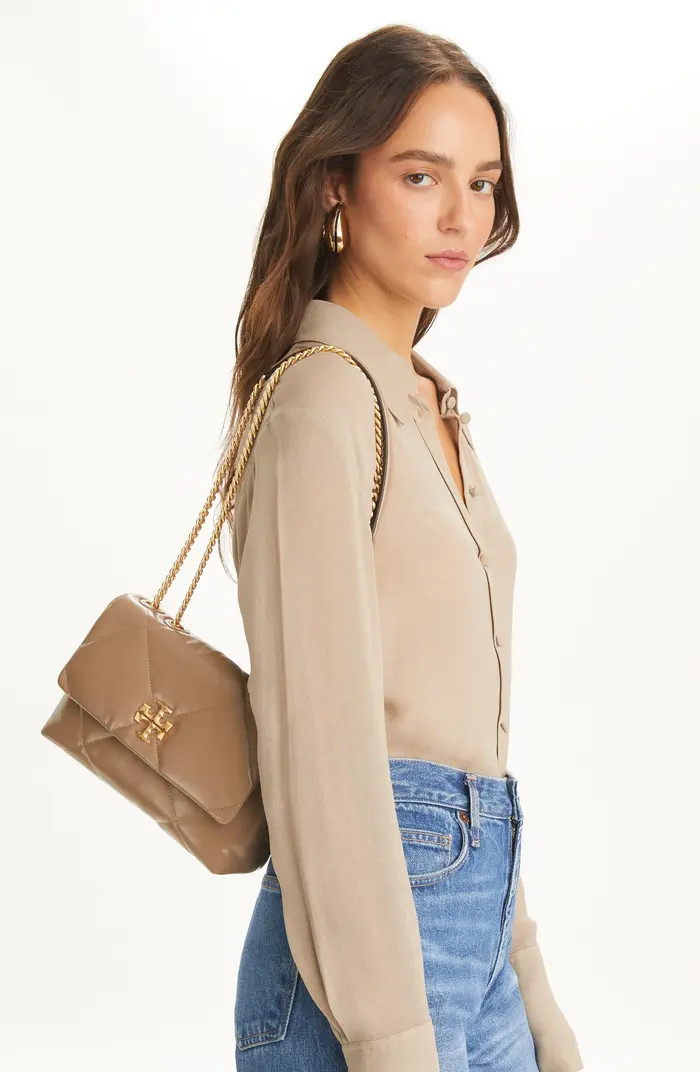 Small Kira Diamond Quilted Convertible Leather Shoulder Bag | Nordstrom
