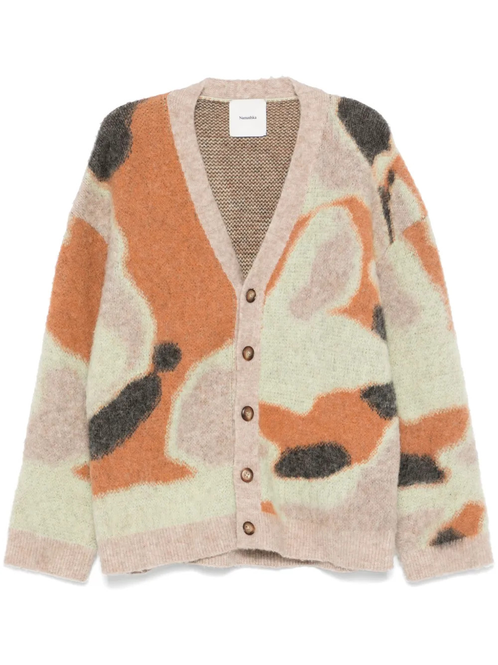 Nanushka Nessin Cardigan | Orange | FARFETCH | Farfetch Global