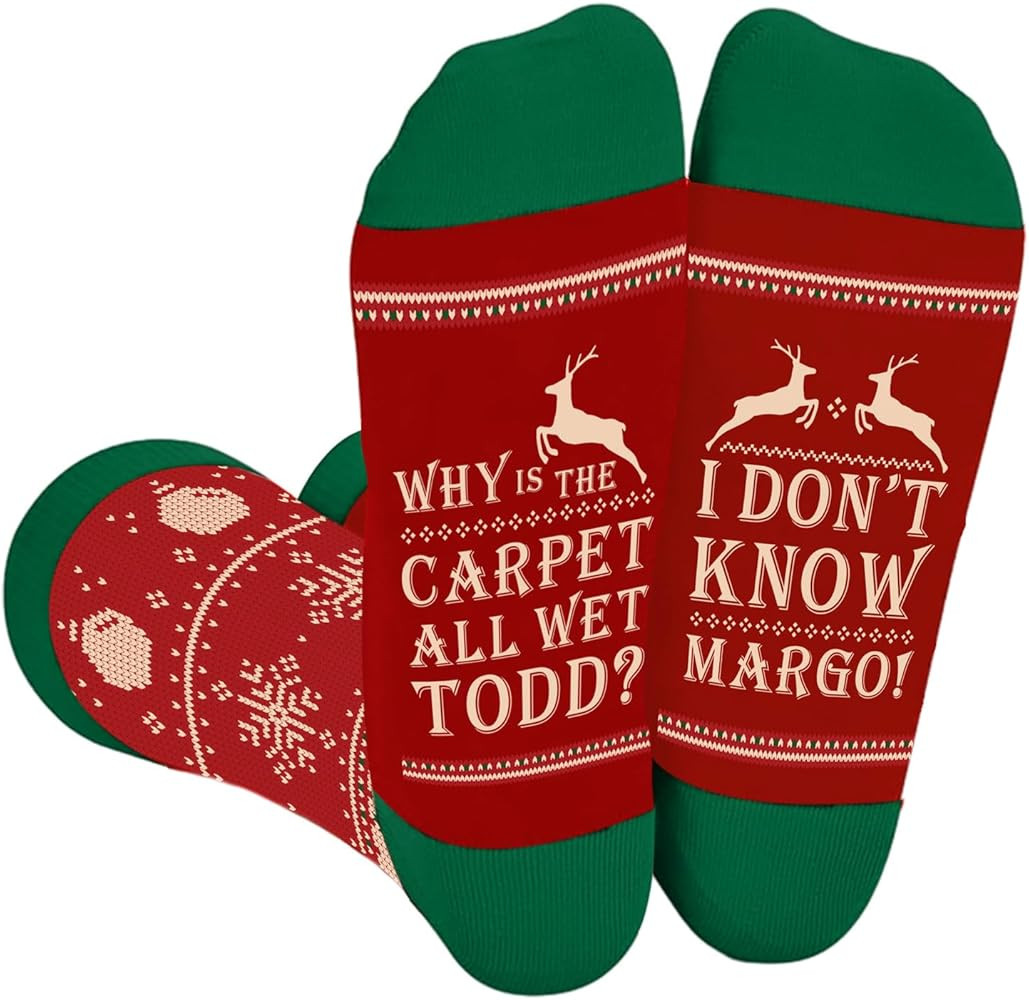 Funny Christmas Socks for Women Men, National Lampoons Christmas Vacation Costume Accessories, Wi... | Amazon (US)