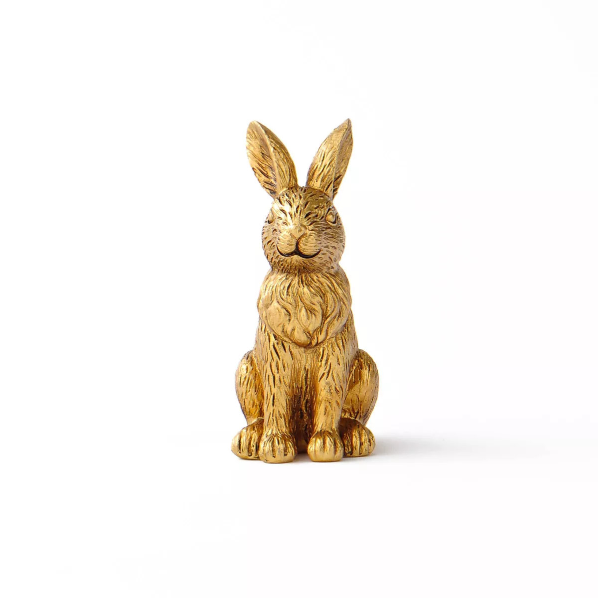 Gold Resin Bunny Medium feet up - Bullseye's Playground™ | Target