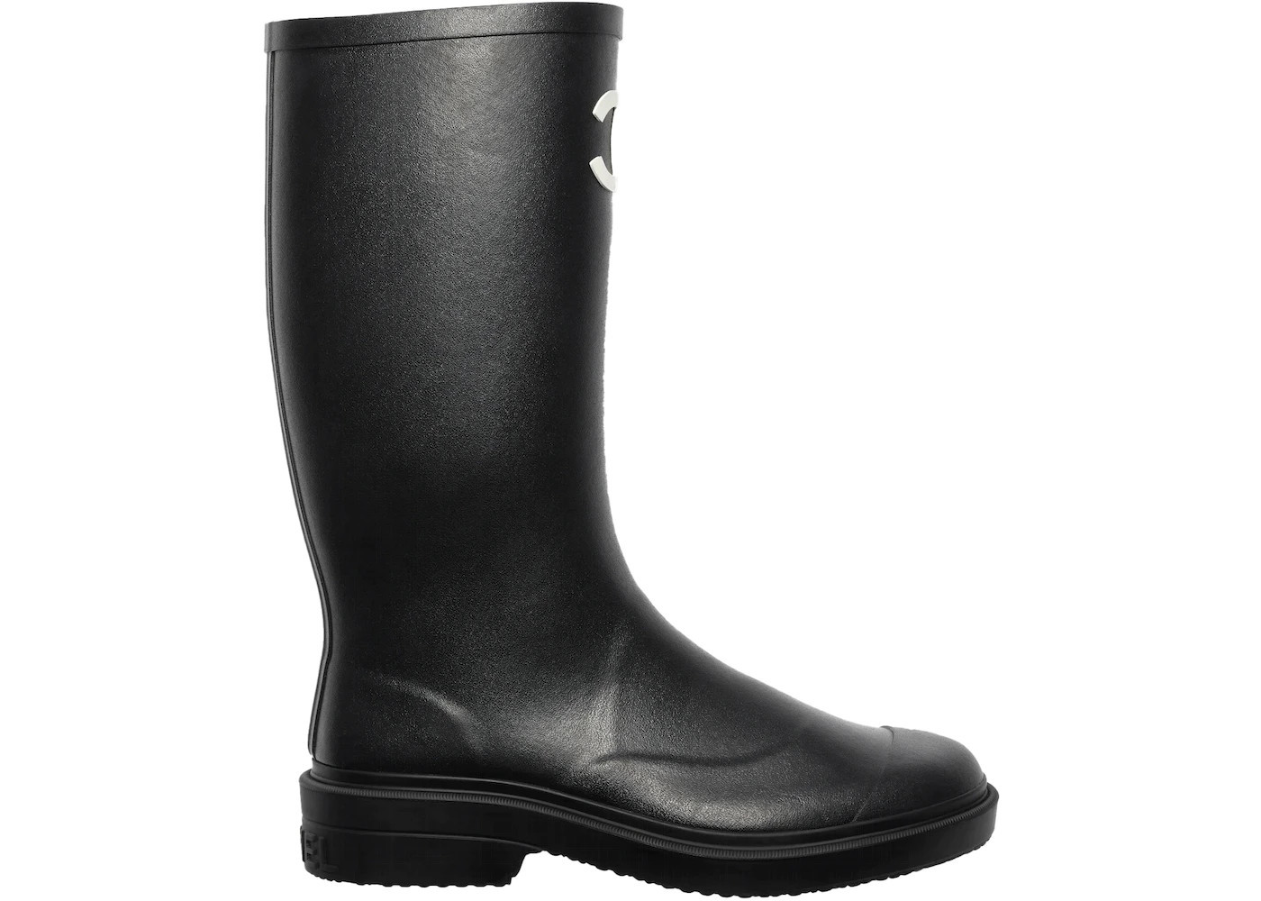 Chanel Rubber Rain Boots Black | StockX