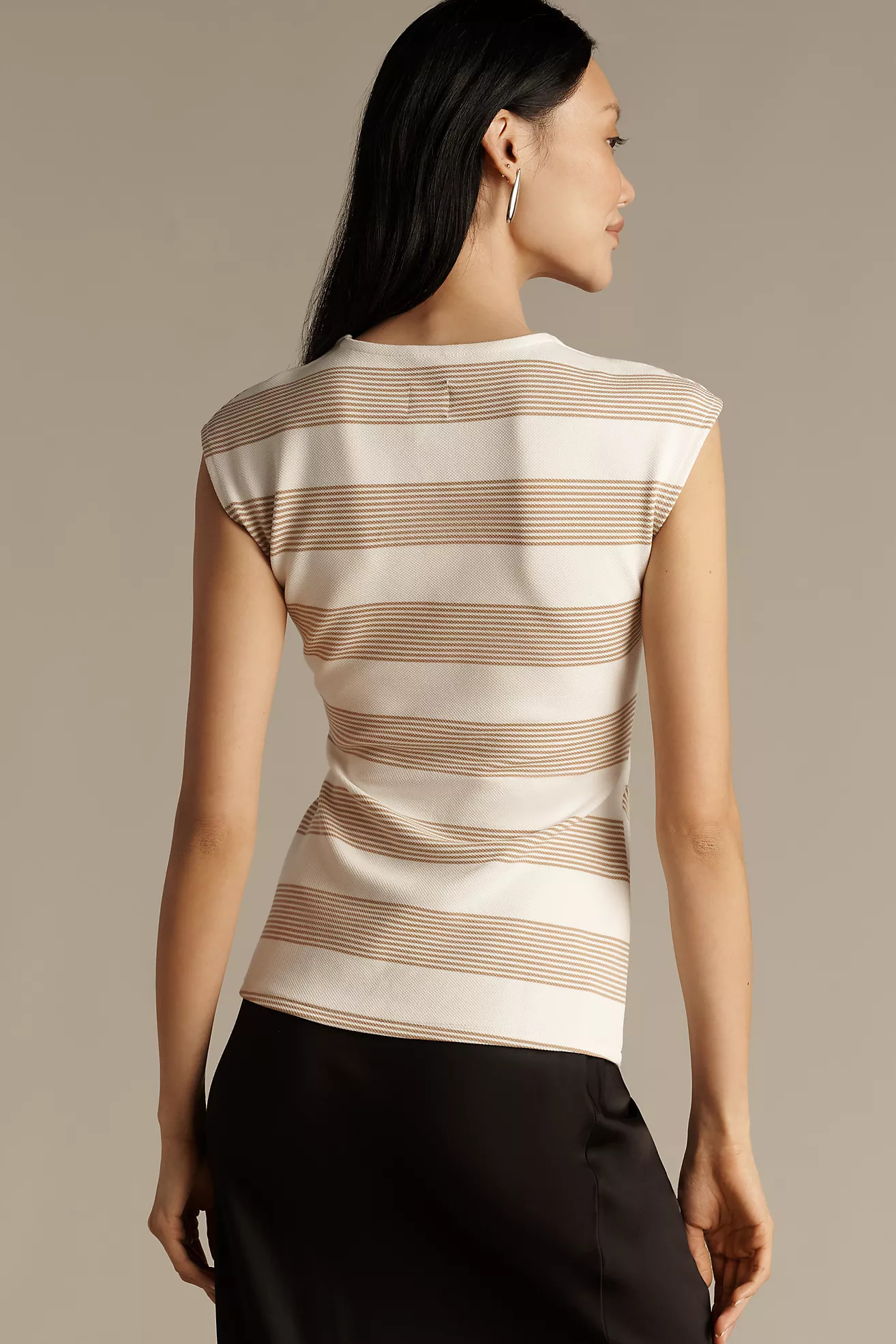 Maeve Sleeveless V-Neck Wrap Top | Anthropologie (US)