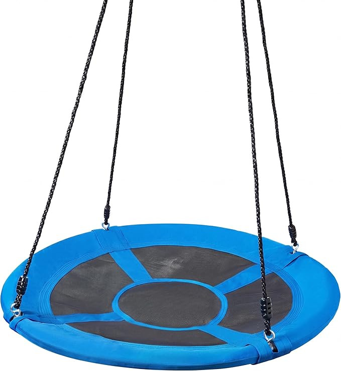 40 inch Saucer Tree Swing 900Lb Weight Capacity, Waterproof Swing Seat for Kids Outdoor with Hang... | Amazon (US)