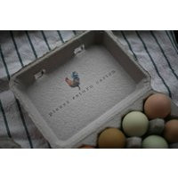 Egg Carton Inking Add-On, ""Please Return Carton"" With Rooster | Etsy (US)