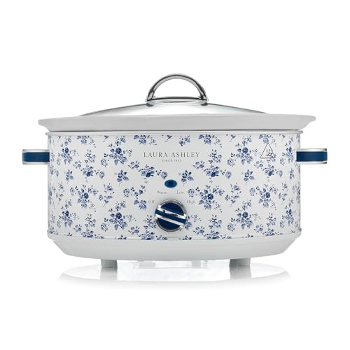 Laura Ashley China Rose Large Slow Cookers 6.8 Quarts - Slow Cooker 6.8QT | Amazon (US)