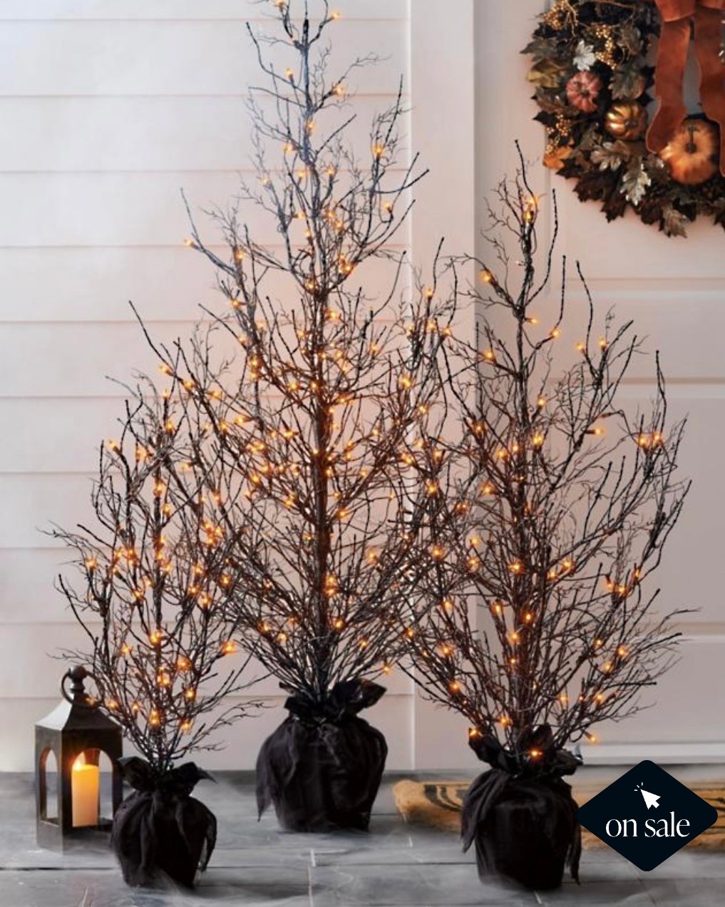 ✨Sale Alert✨ These pre-lit Halloween trees bring an instant eerie glow to your space with a perfect blend of spooky and sophisticated. Each tree glows with bright orange lights, casting a creepy forest vibe that’s ideal for doorways, porches, or indoor displays.

Available in 3’ (50 lights), 4.5’ (70 lights), and 6’ (150 lights) sizes, they’re designed with sturdy metal frames and lifelike PVC and PE branches. The weighted base, wrapped in a rustic fabric sack, keeps them steady while you shape the branches for that full, ghostly look.
🕯️ Style tip: Cluster multiple sizes together for a dimensional haunted forest effect — indoors or out!

#LTKHome #LTKSaleAlert #LTKHalloween