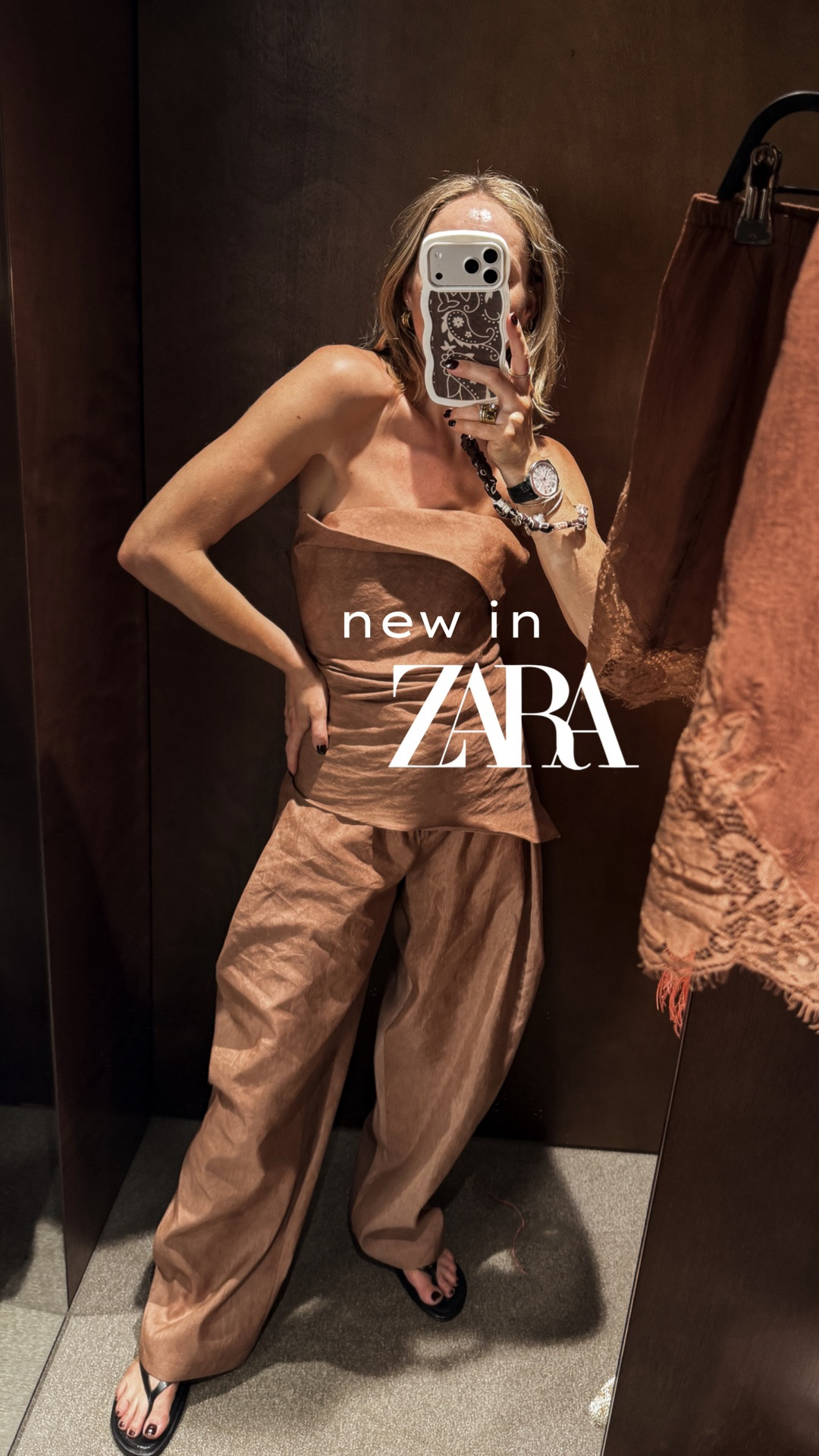 New in @Zara because its all SO GOOD RN

Size run down
look 1: 
Top S (comes up small)
Trousers XS
look 2:
Top S
look 3:
cardigan M
shorts XS
look 4: 
Trousers S (comes up big with elasticated waist, downsize recommended)
Look 5:
dress S
look 6: 
Dress S
look 7:
trousers S
blazer M
look 7:
jacket M

#LTKuk #LTKsummer #LTKeurope