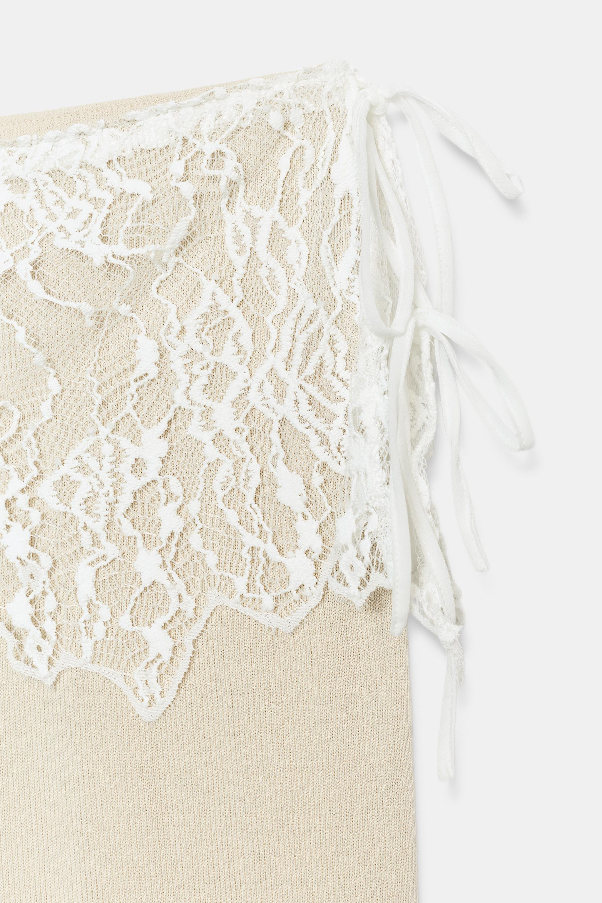 LACE RIB TROUSERS | Zara UK