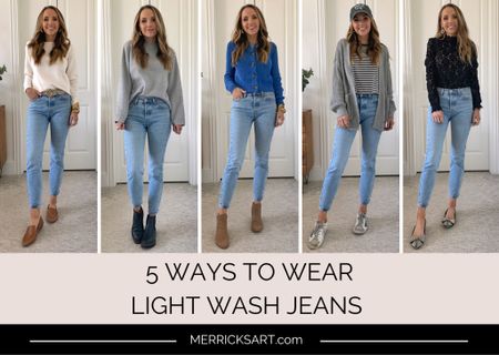 Styling light wash jeans, wearing Levi’s 501 in size 26 (TTS)

#LTKstyletip #LTKSeasonal