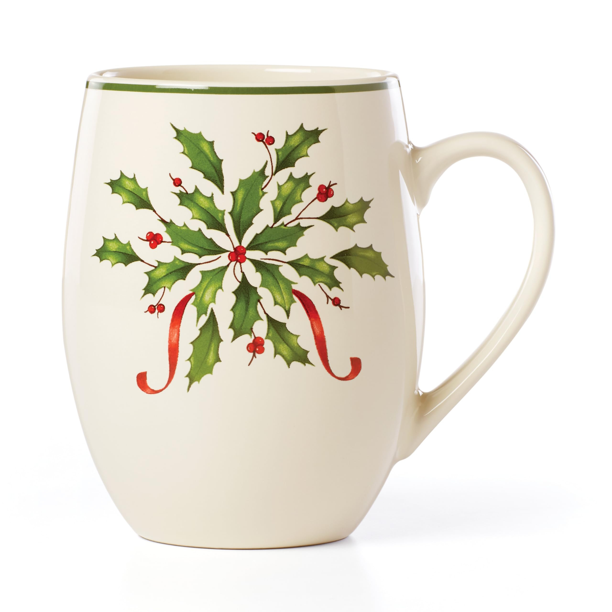 Lenox Coffee Mug, 18 Oz Holiday Cocoa Mug Set, Stoneware Material, Microwave and Dishwasher Safe,... | Amazon (US)
