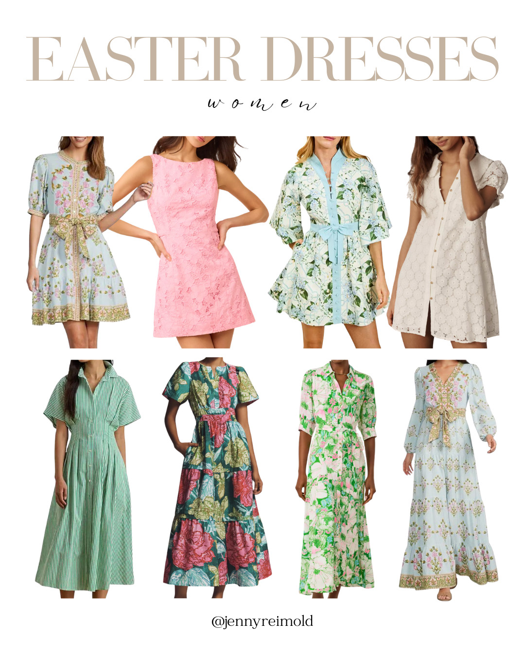 Gorgeous floral, pastel + spring Easter dresses for women! 

 #LTKSeasonal #LTKOver40