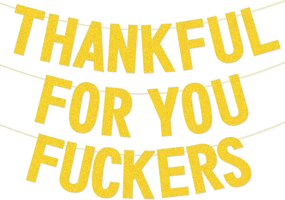 Thanksgiving Decorations, Friendsgiving Decorations, Friendsgiving Banner, Thanksgiving Banner fo... | Amazon (US)