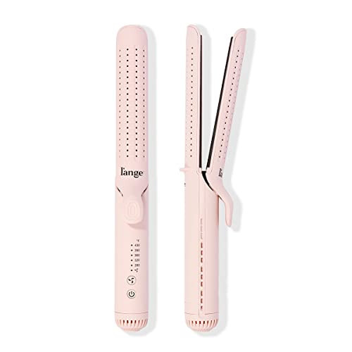 L'ANGE HAIR Le Duo Grande 360° Airflow Styler | 2-in-1 Curling Wand & Titanium Flat Iron Professional Hair Straightener and Curler with Cooling Air Vents to Lock in Style | Adjustable Temp (Blush) | Amazon (US)
