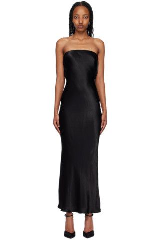 BEC + BRIDGE - Black Moon Dance Strapless Maxi Dress | SSENSE