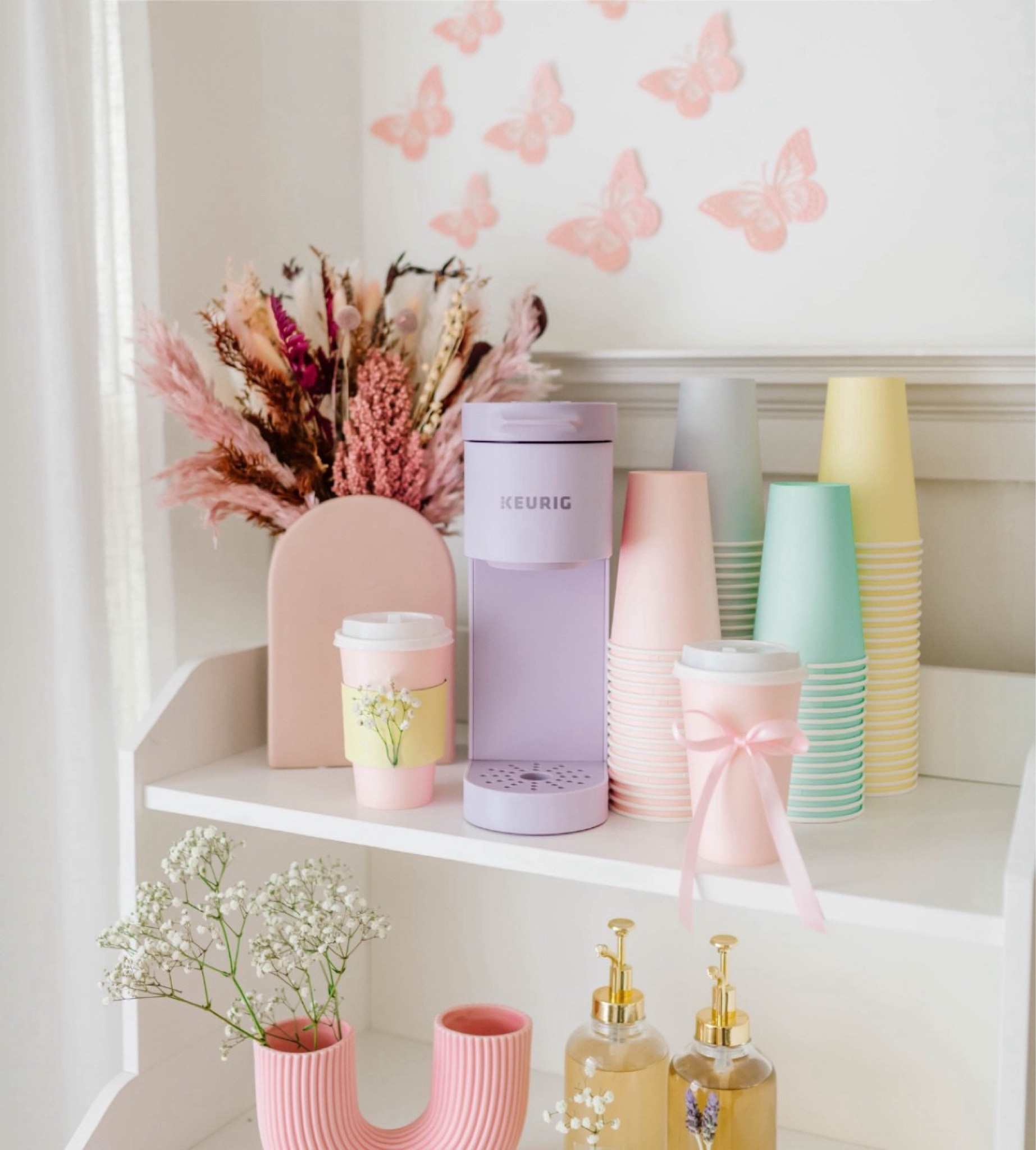 Pastel coffee bar 🎀

#LTKhome #LTKsalealert #LTKfindsunder100