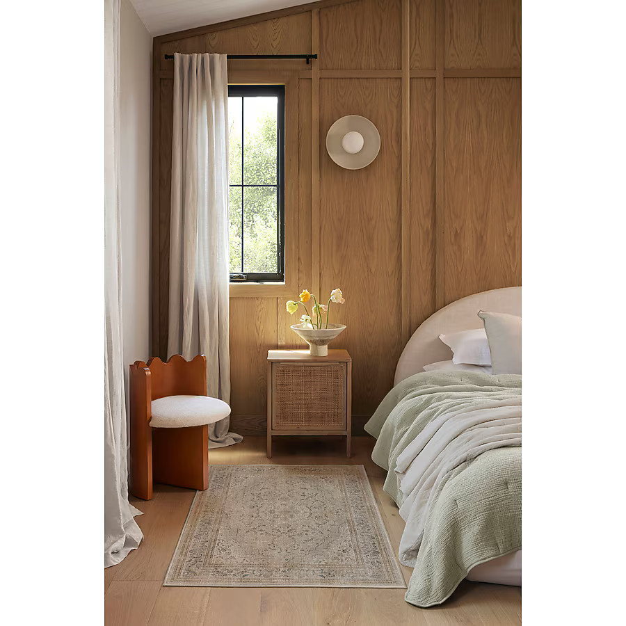 Ruggable Adeline 3 x 5 (ft) Flatweave Ivory Opal Rectangular Indoor Paisley Vintage Machine washa... | Lowe's