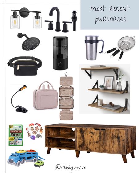 ✨MOST RECENT PURCHASES✨
Home decor, bathroom decor, kids toys, toddler toys, kitchen, kitchen decor, shelves, furniture, tv stand, accessories, travel, games, lighting, purse, crossbody, gifts for her, gifts for him 


#LTKfamily #LTKunder100 #LTKhome