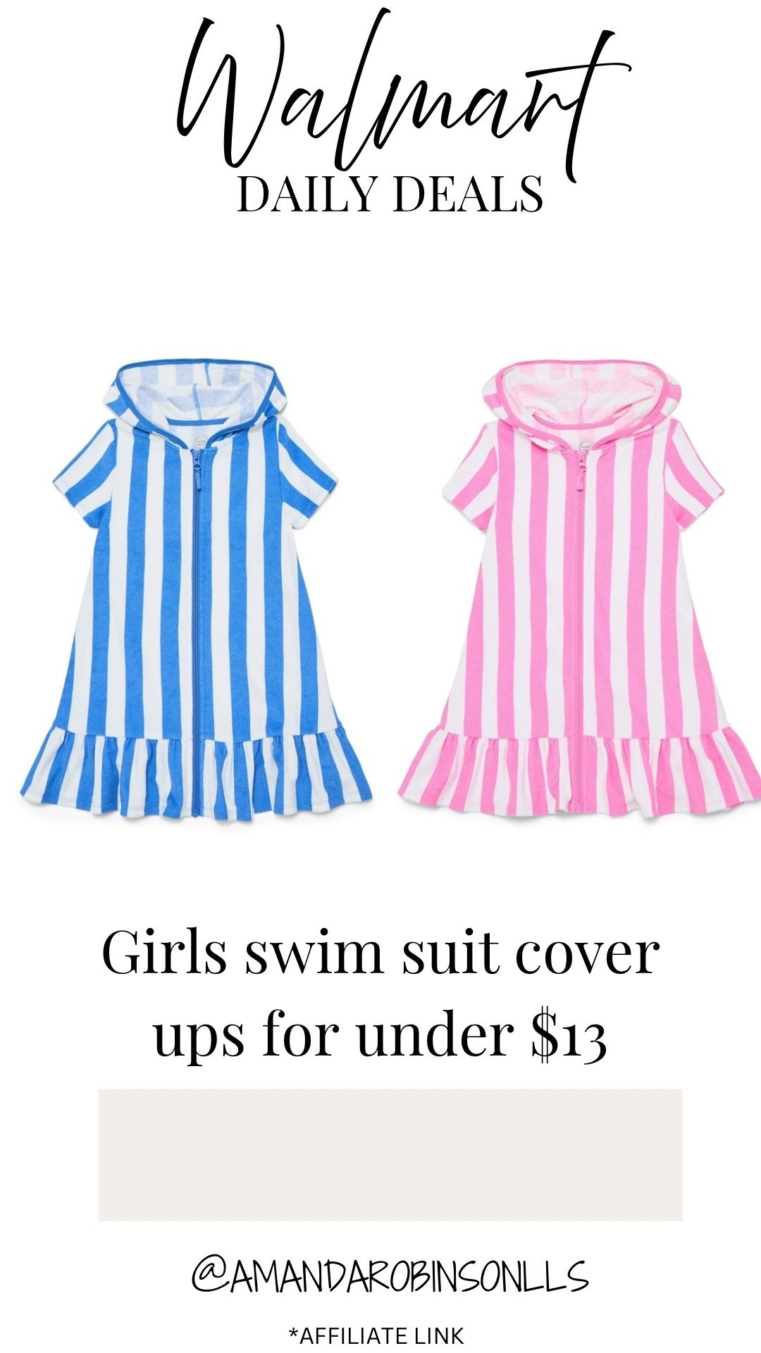 Walmart Daily Deals
Girls swim suit cover ups 

#LTKSwim #LTKKids