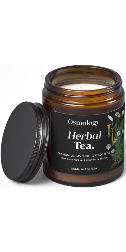 Osmology Herbal Tea Soy Wax Candle Chamomile Lavender & Eucalyptus | Well.ca