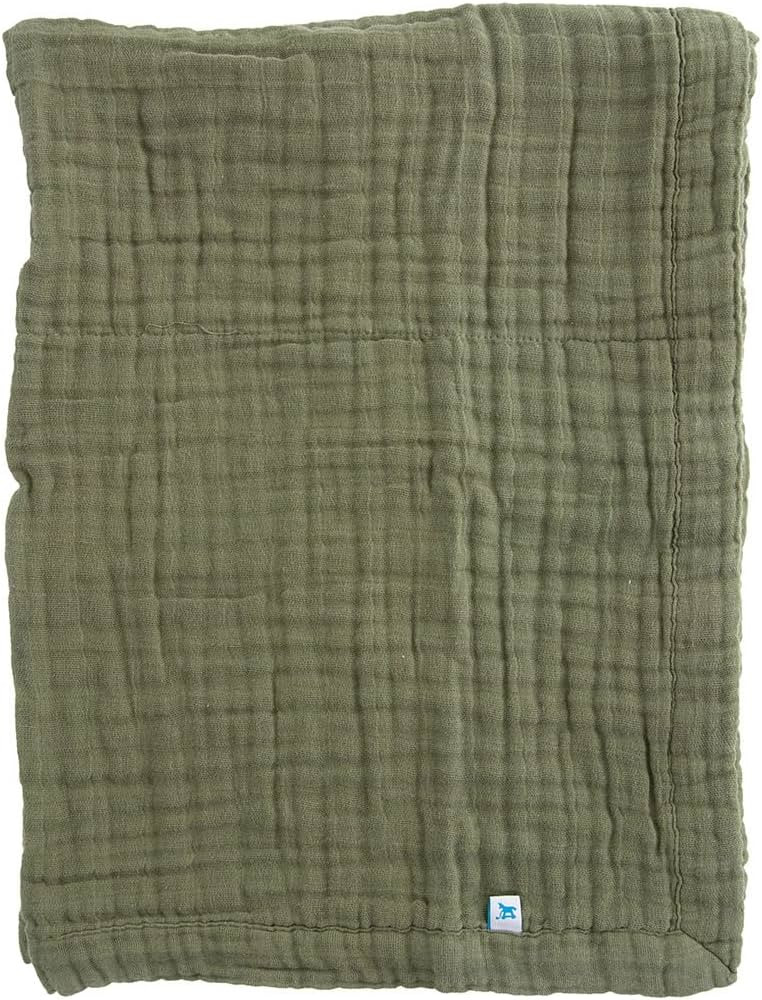 Little Unicorn Fern Cotton Muslin Quilt Receiving Blanket | 100% Cotton | Super Soft | Babies and... | Amazon (US)