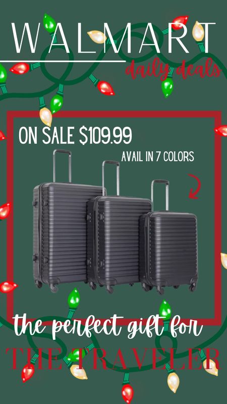 Walmart Daily Deals for the Tarveller in your life | Vacation | Luggage 

#LTKGiftGuide #LTKHolidaySale