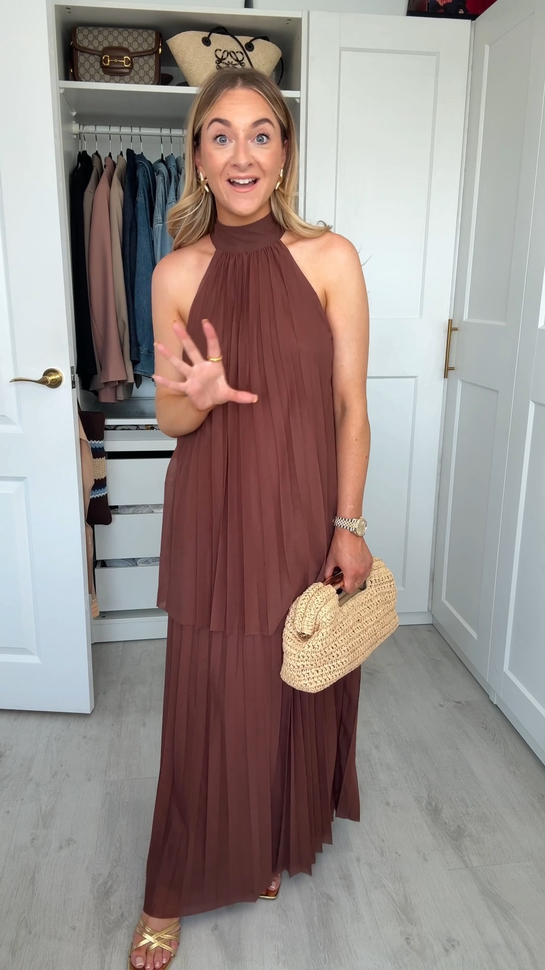 The perfect wedding / occasion / holiday evening dress that’s only £20!!!
I wear XS 

#LTKsale #LTKsummer #LTKwedding