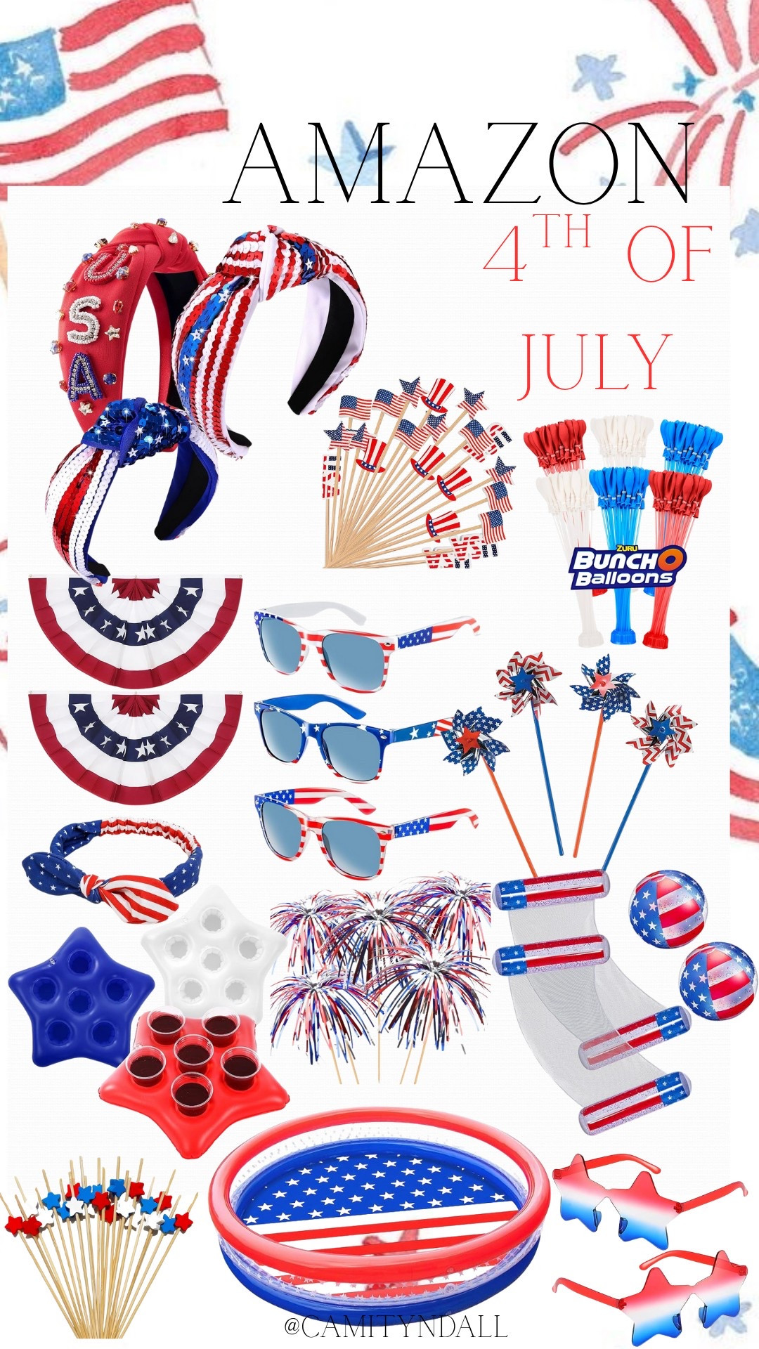 Amazon Finds | 4th of July | Patriotic | Holiday Weekend | Summer BBQ 

#LTKSeasonal #LTKParties #LTKSwim
